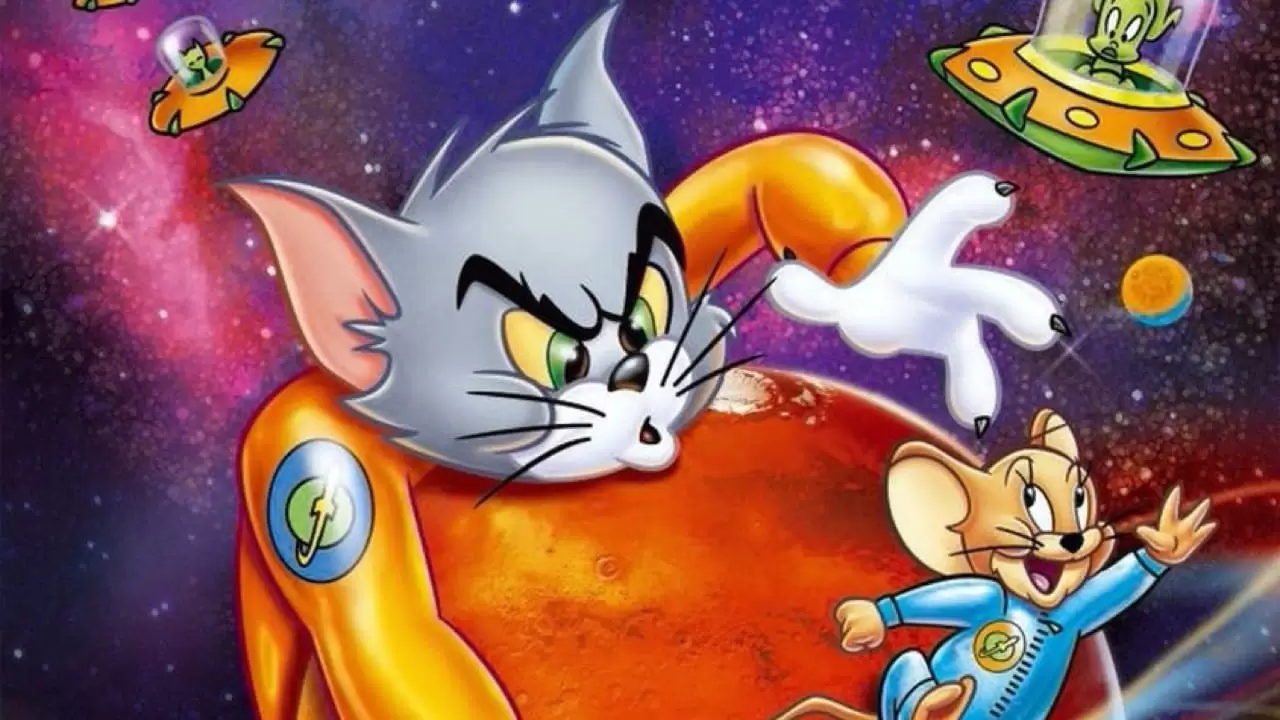 Tom and Jerry Blast Off to Mars! Backdrop