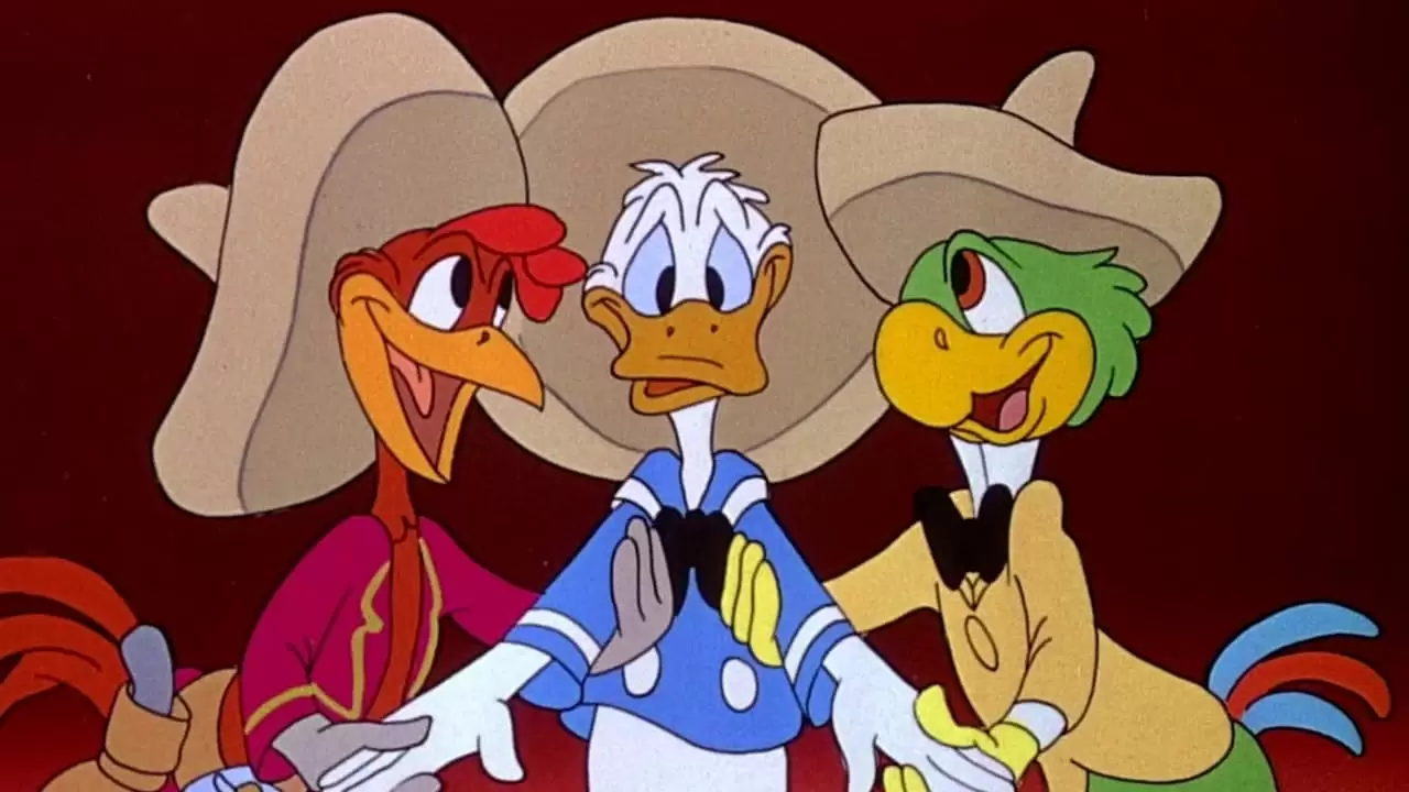 The Three Caballeros Backdrop