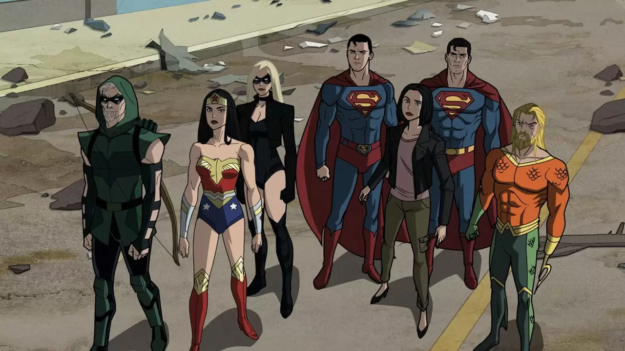 Justice League: Crisis on Infinite Earths - Part Three Backdrop