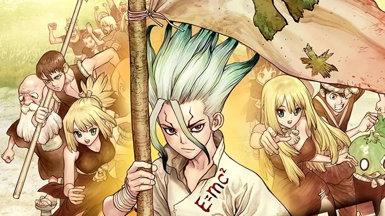 Dr. Stone Backdrop