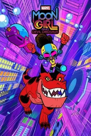 Marvel's Moon Girl and Devil Dinosaur Poster