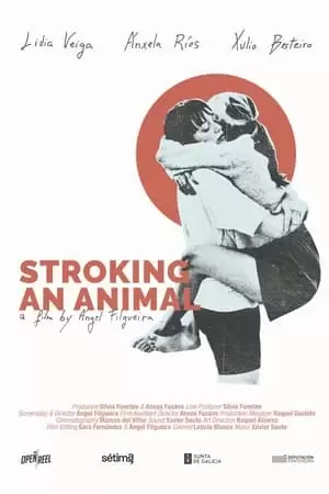 Stroking an Animal Poster